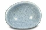 Polished Blue Calcite Bowl - Madagascar #245436-1